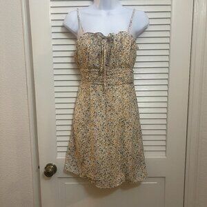 French Kiss Floral Ruffle Mini Dress | Small